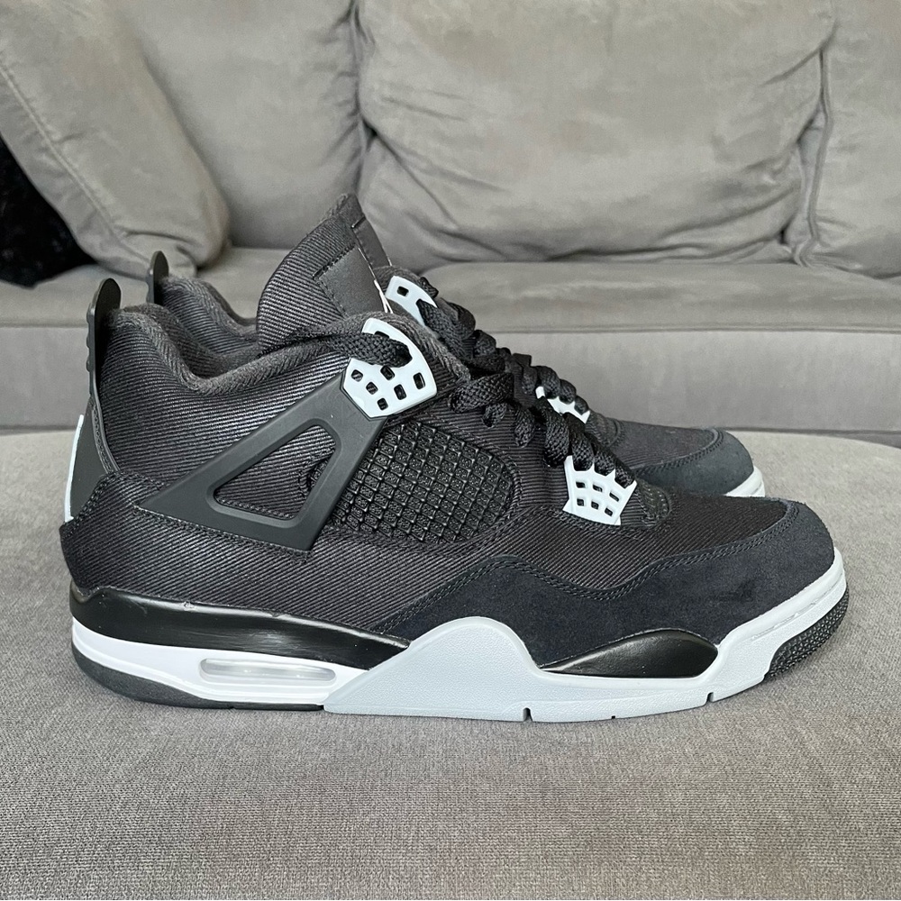 Air Jordan 4 Retro SE “Black Canvas” Size 10.5, Compare Price! Great Deal!